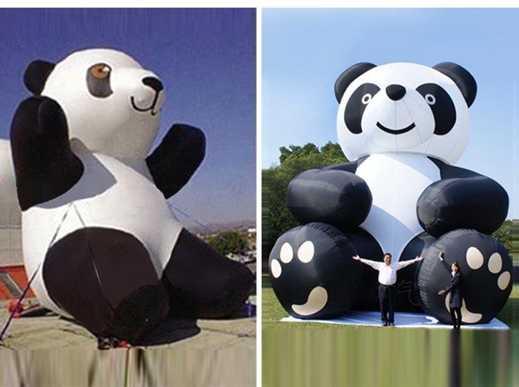 池州充气熊猫展示